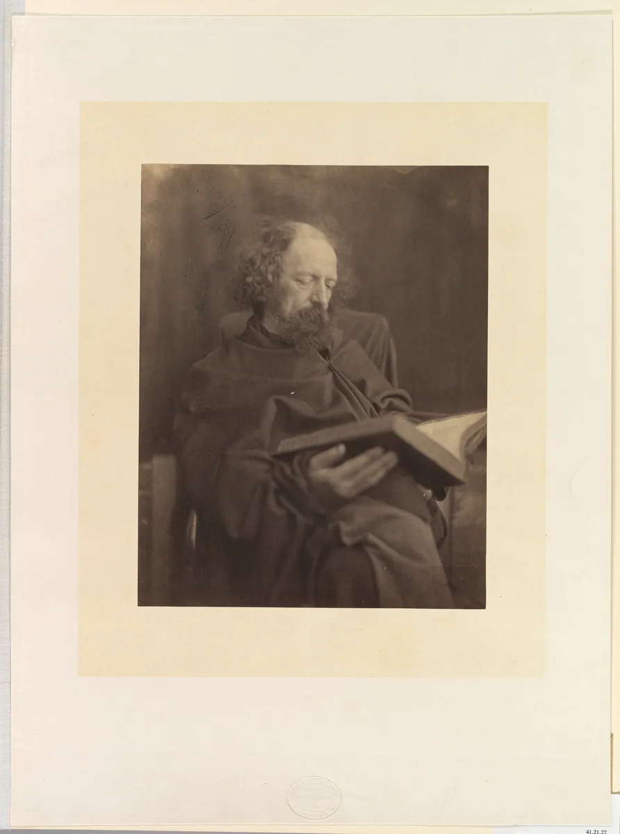 Tennyson Reading by Julia Margaret Cameron, photograph, 1865
