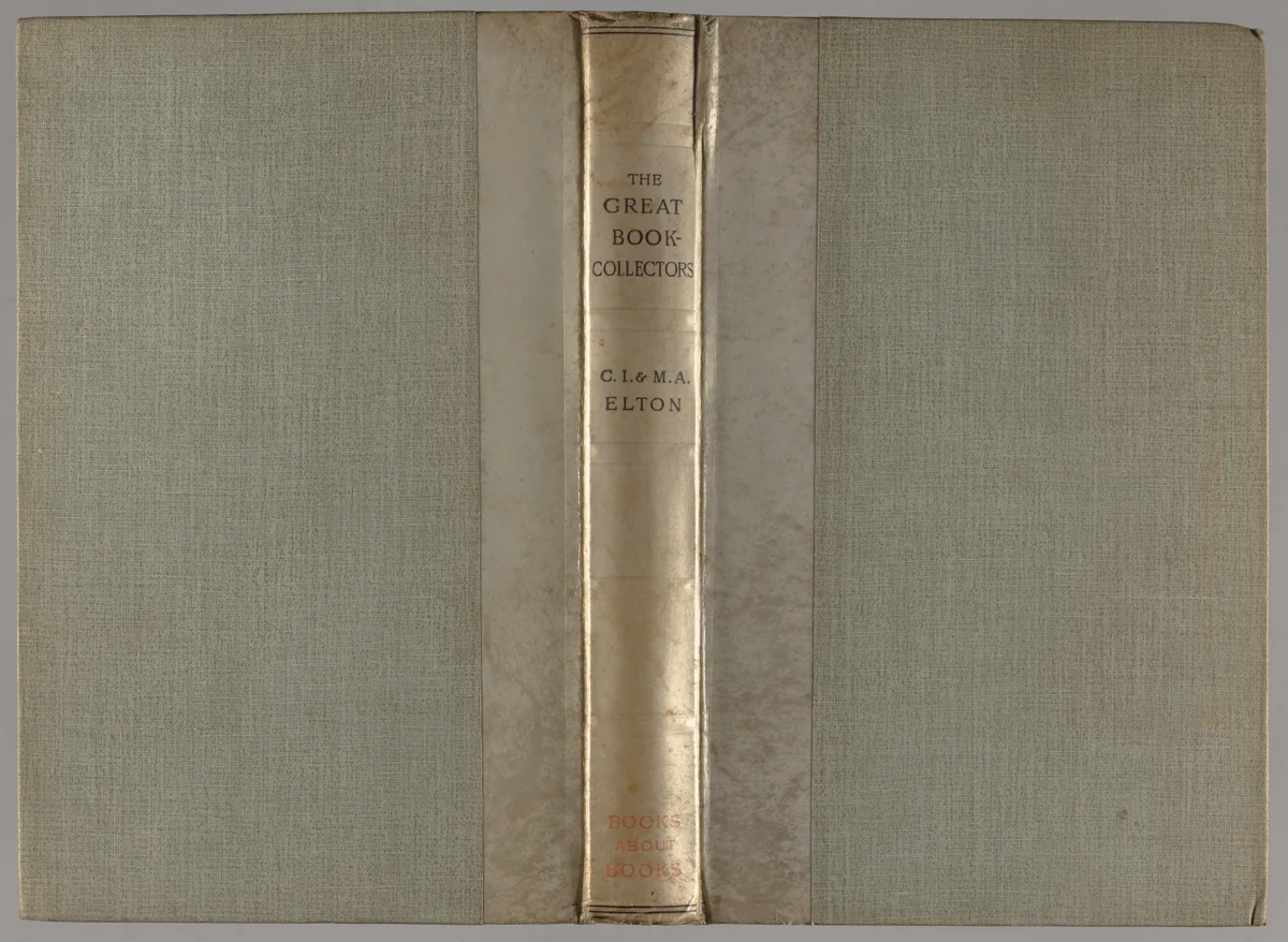 The great book-collectors / by Charles Isaac Elton & Mary Augusta Elton by Charles Isaac Elton, artwork, 1893
