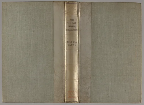 The great book-collectors / by Charles Isaac Elton & Mary Augusta Elton by Charles Isaac Elton, artwork, 1893