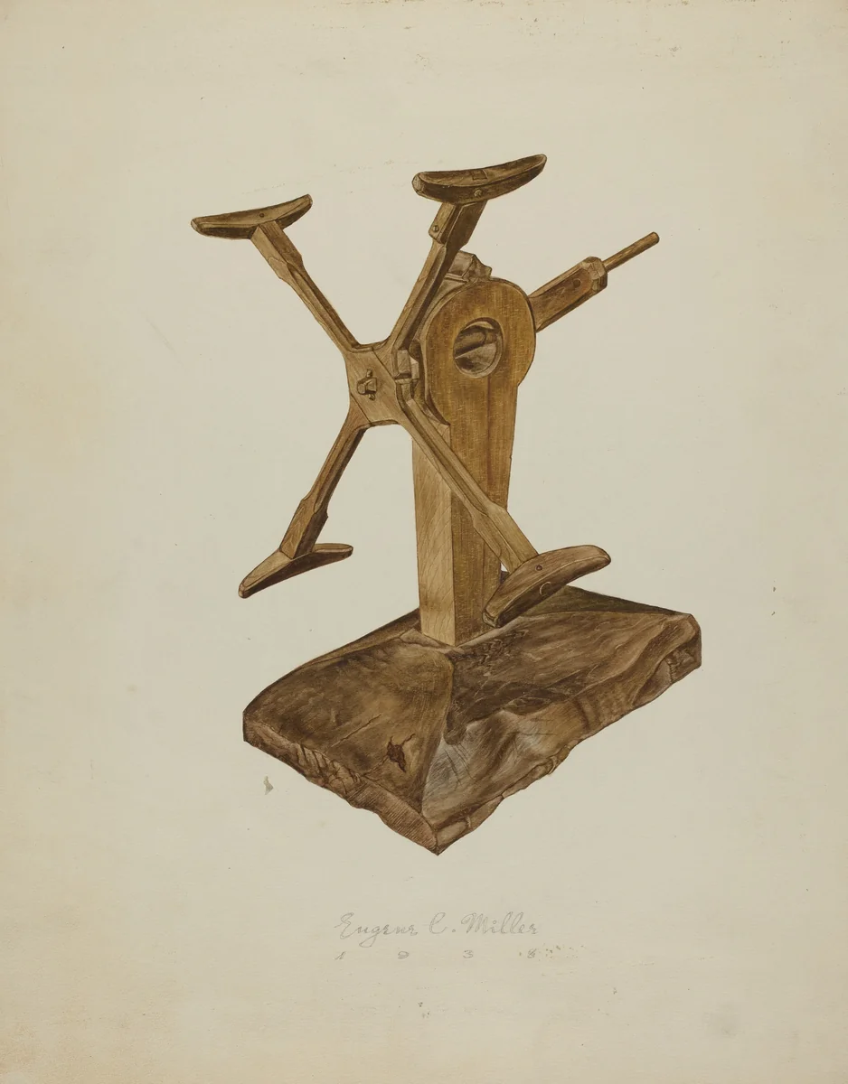 Reel by Eugene C. Miller, index of american design, 1938