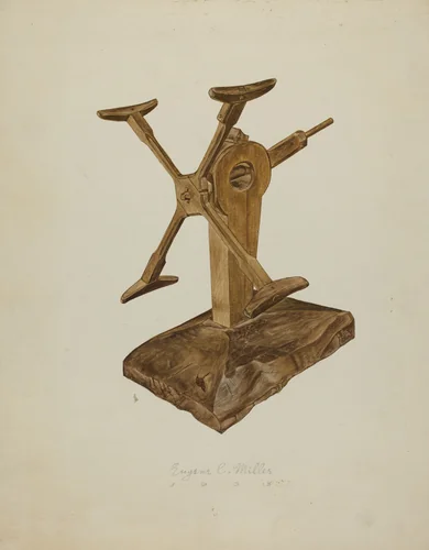 Reel by Eugene C. Miller, index of american design, 1938