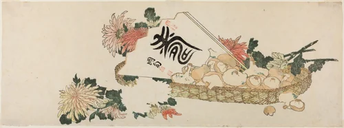 An Autumn Gift by Katsushika Hokusai (葛飾 北斎), print, 1760-1849