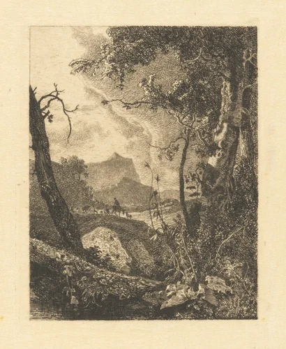 Italian Landscape by Maxime Lalanne
Adam Pynacker, print, 1873