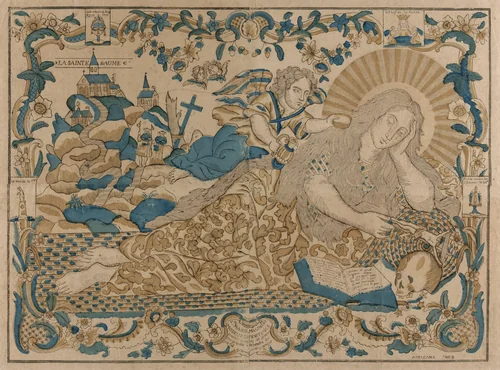 Saint Mary Magdalene, Model of Penitence by Unknown Artist, print, 1774-1789