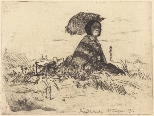 En Plein Soleil by James McNeill Whistler
Auguste Delâtre, print, 1858