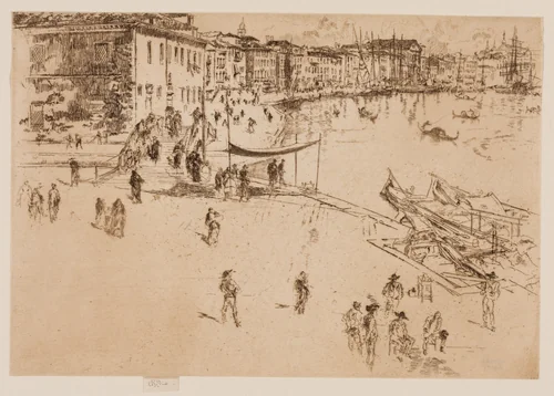 Riva, No. 2 by James McNeill Whistler, print, 1879-1880