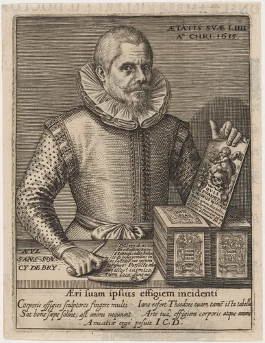Johannes Theodorus de Bry by Unknown 19th Century, print, 1615