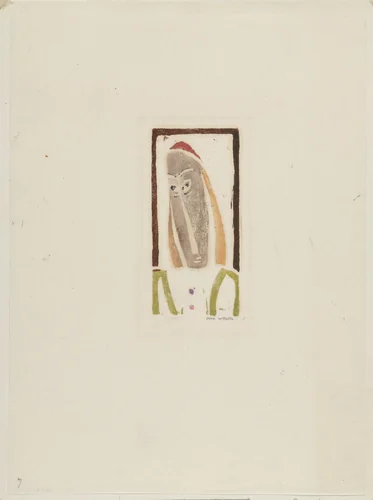 Head and Shoulders of Figure by Max Weber, print, 1919