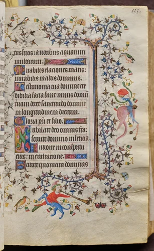 Hours of Charles the Noble, King of Navarre (1361-1425): fol. 56r, Text by Master of the Brussels Initials and Associates, book, 1400-1410