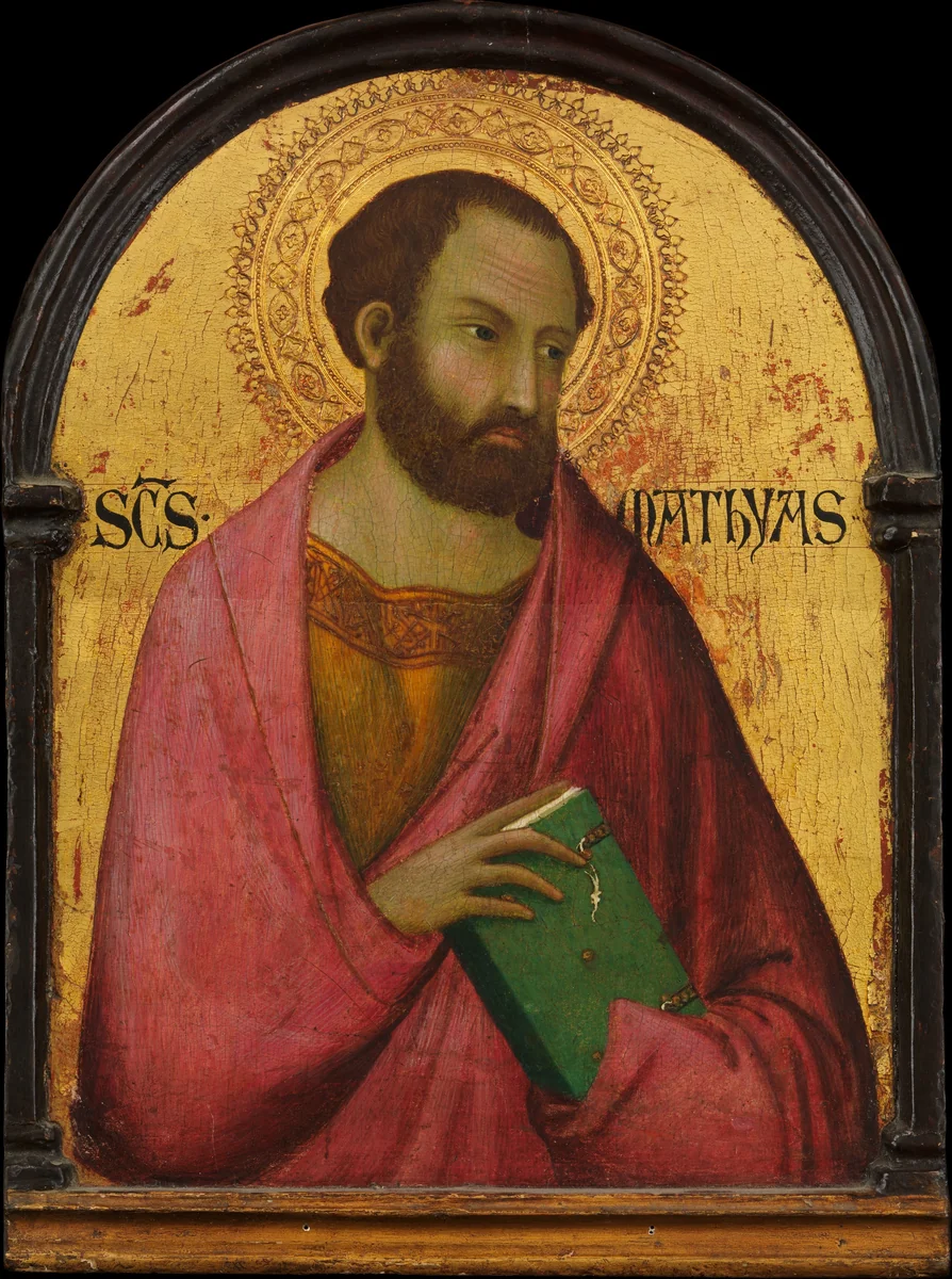 Saint Matthias by Simone Martini, painting, 1317-1319