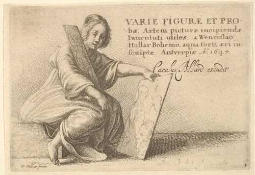 Varie Figuræ et Probæ by Wenceslaus Hollar, print, 1645