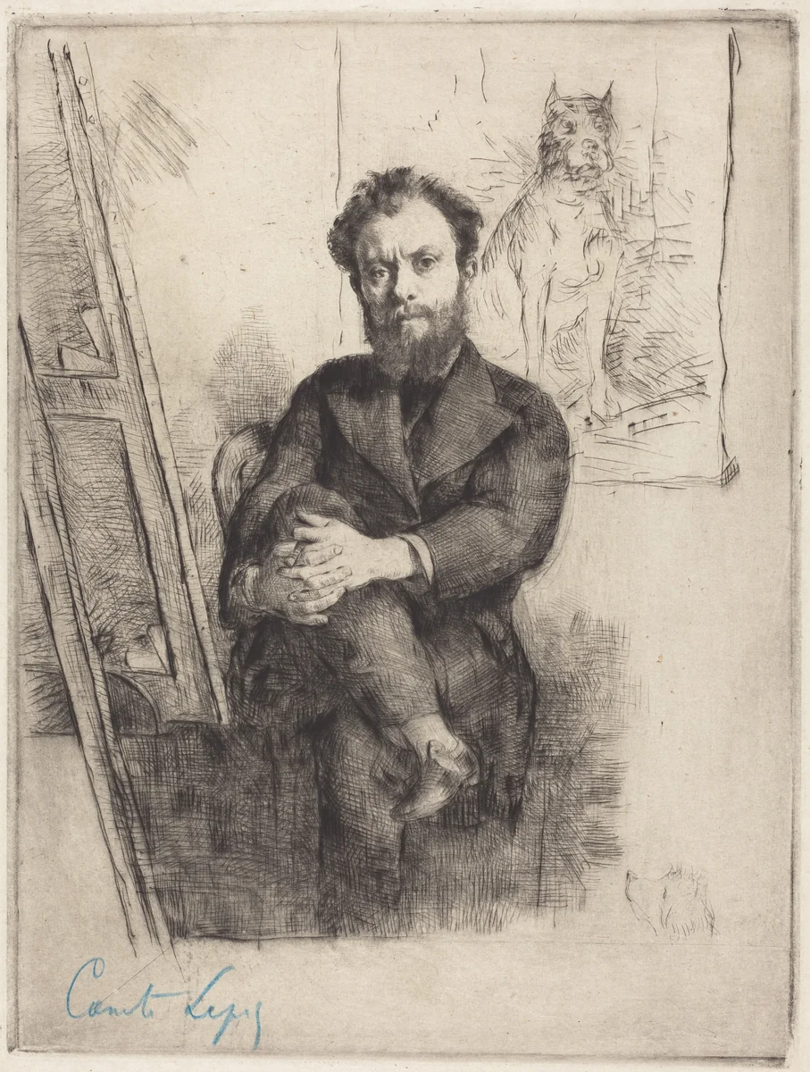 Comte Lepic by Marcellin Gilbert Desboutin, print, 1876