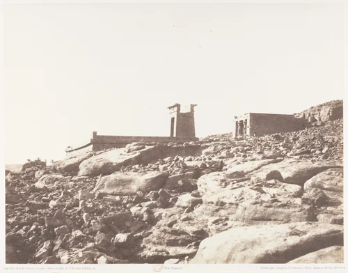 Dandour, Vue Générale des Ruines by Félix Teynard, photograph, 1851-1852