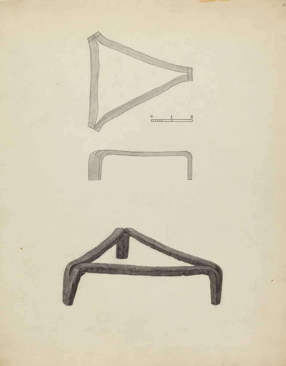 Trivet by Charles Garjian, index of american design, 1938