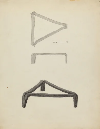 Trivet by Charles Garjian, index of american design, 1938