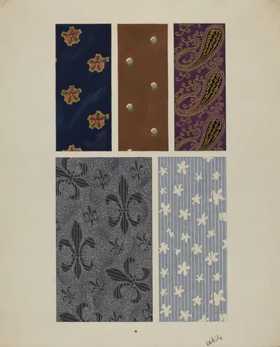 Quilt Patches by Edward White, index of american design, 1938