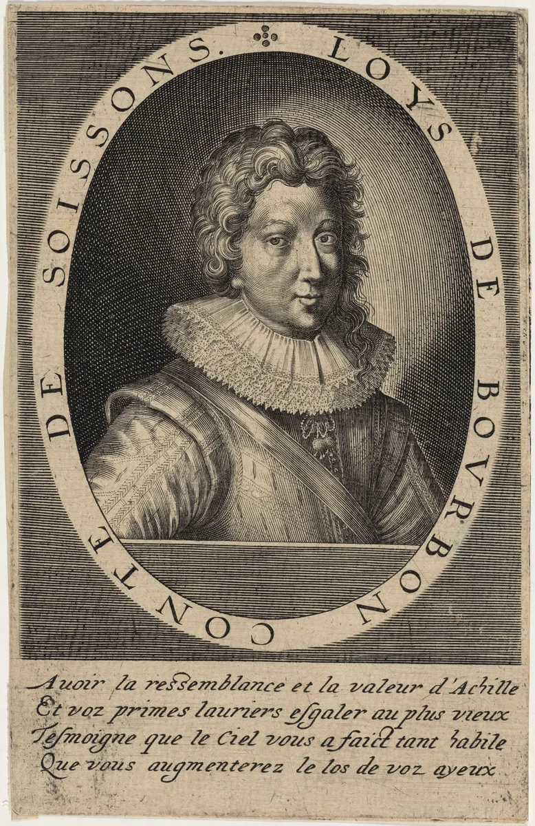 Louis de Bourbon, Conte de Soissons by Unknown 19th Century, print, 1624