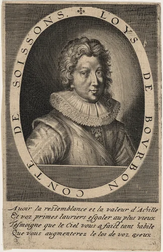 Louis de Bourbon, Conte de Soissons by Unknown 19th Century, print, 1624