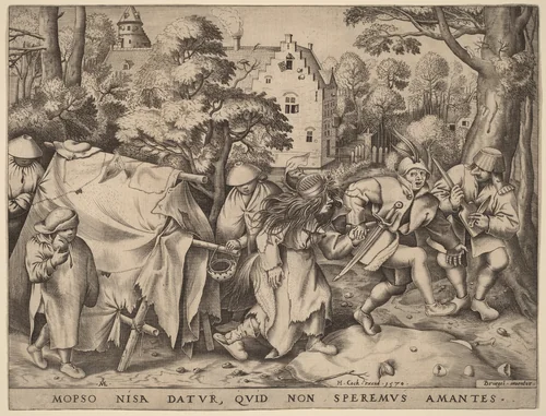The Wedding of Mopsus and Nisa by Pieter van der Heyden
Pieter Bruegel the Elder
Hieronymus Cock, print, 1570