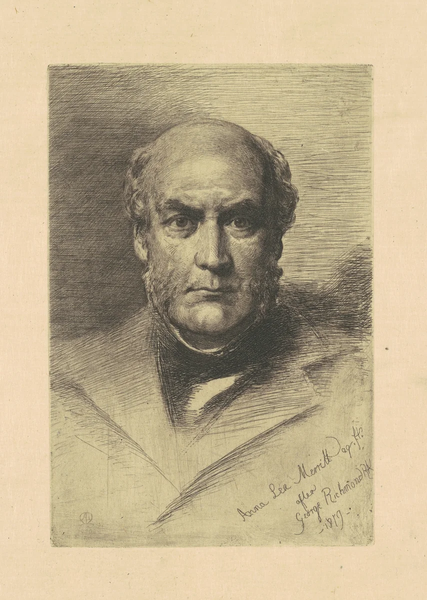 Sir Gilbert Scott by Anna Lea Merritt
George Richmond, print, 1879