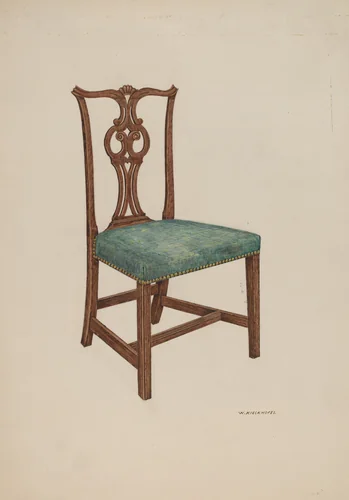 Salem Chair by William Kieckhofel, index of american design, 1937