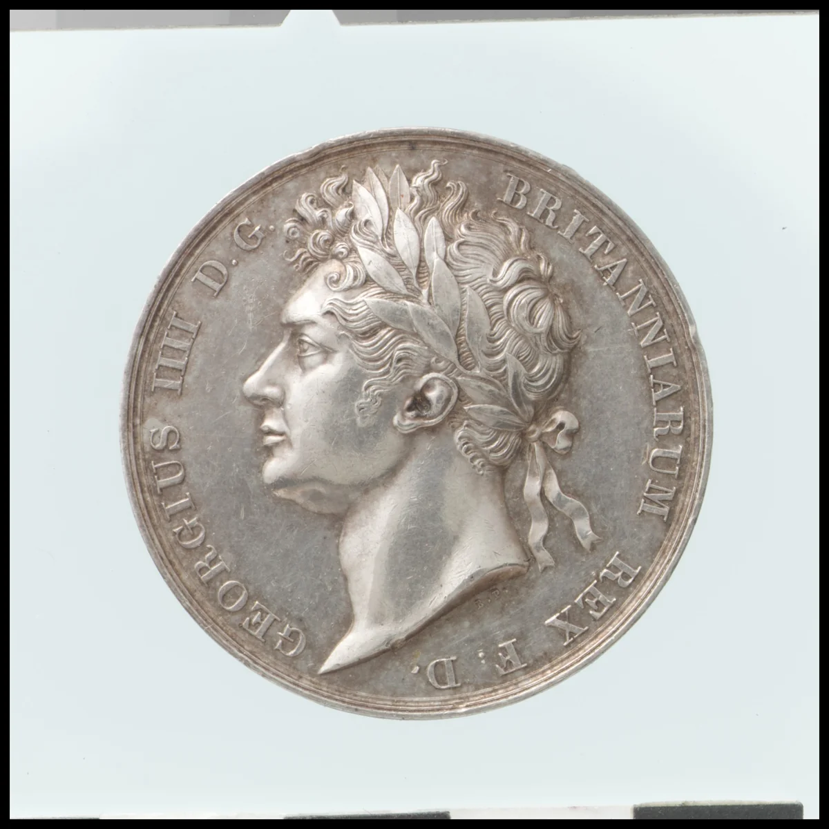 Coronation of George IV by Benedetto Pistrucci, metalwork, 1821