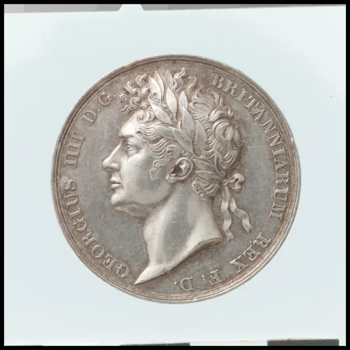 Coronation of George IV by Benedetto Pistrucci, metalwork, 1821
