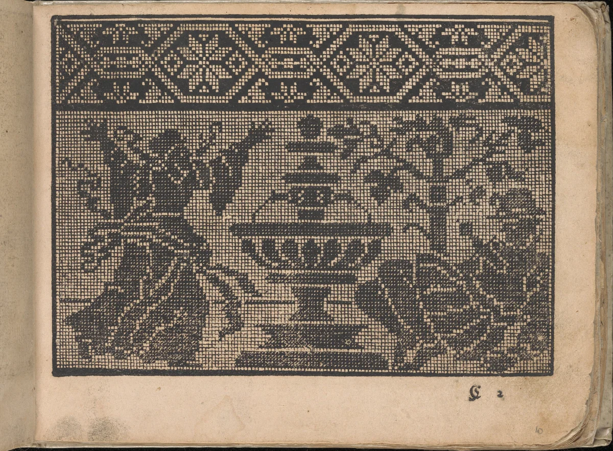 Neu künstlich Modelbuch (page 10r) by Bernhard Jobin, book, 1598