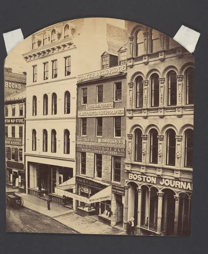 [Washington Street, Boston] by James Wallace Black, photograph, 1855-1865