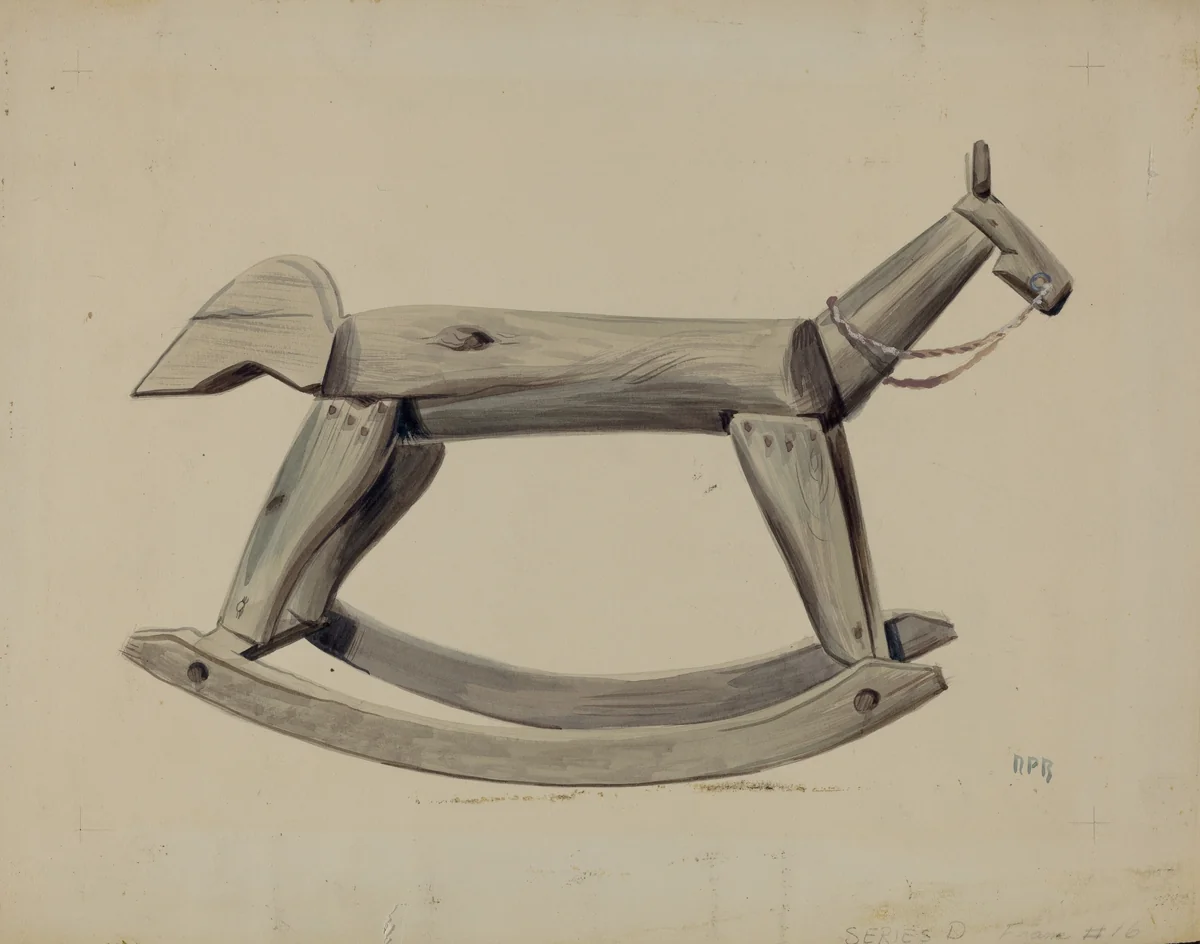 Hobby Toy by Raoul Du Bois, index of american design, 1936