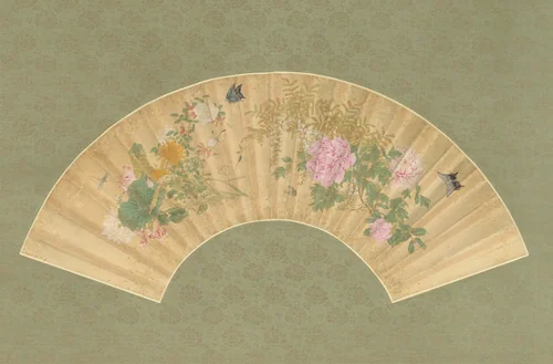 Summer Flowers by Katsushika Isai, painting, 1821-1868