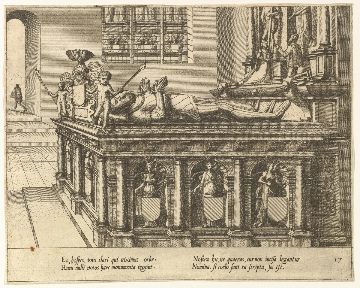 Cœnotaphiorum (17) by Hans Vredeman de Vries, print, 1563
