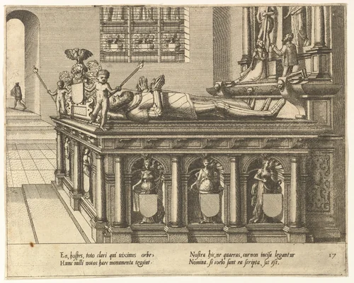 Cœnotaphiorum (17) by Hans Vredeman de Vries, print, 1563