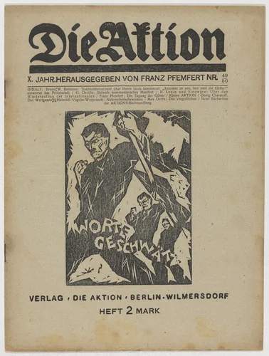 Die Aktion, vol. 10, no. 49/50 by Bruno W. Reimann, periodical, 1920