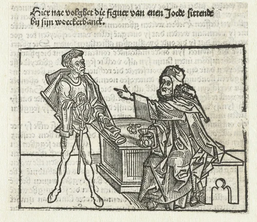 De joodse man by Erhard Reuwich, print, 1486-1488