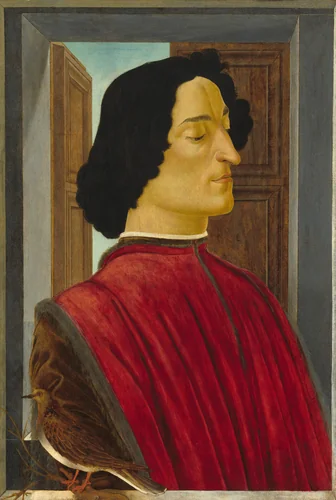 Giuliano de' Medici by Sandro Botticelli, painting, 1478-1480