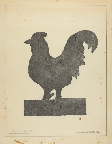 Weather Vane by Salvatore Borrazzo, index of american design, 1936