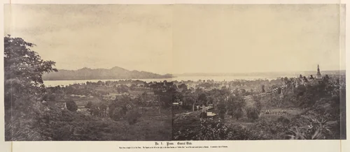 No. 1. Prome. General View. by Linnaeus Tripe, photograph, 1855