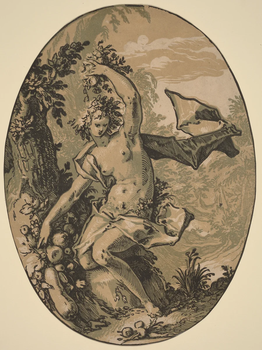 Proserpine by Hendrick Goltzius, print, 1588-1590