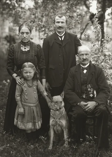 Farming Family by August Sander, photograph, 1911