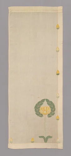 Curtain Panel by John Scott Bradstreet, textile, 1905