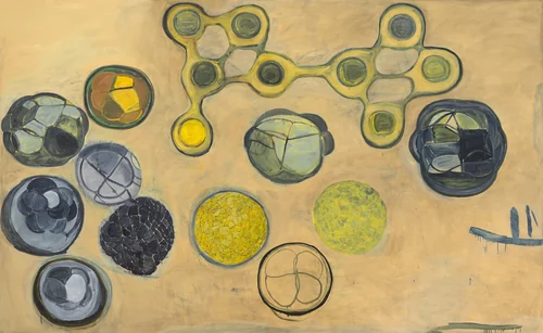 Composition by Terry Winters, painting, 1991