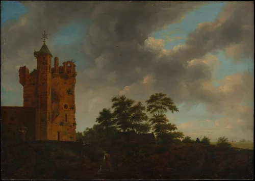 The Old Castle by Emanuel Murant, painting, 1642-1700