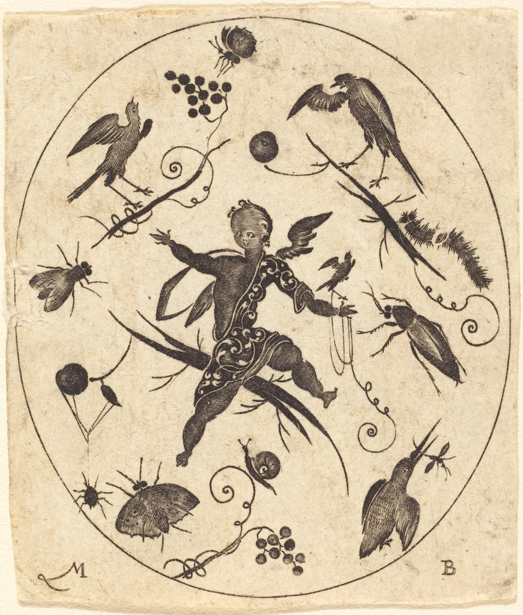Ornament by Mathias Beutler, print, 1562-1642