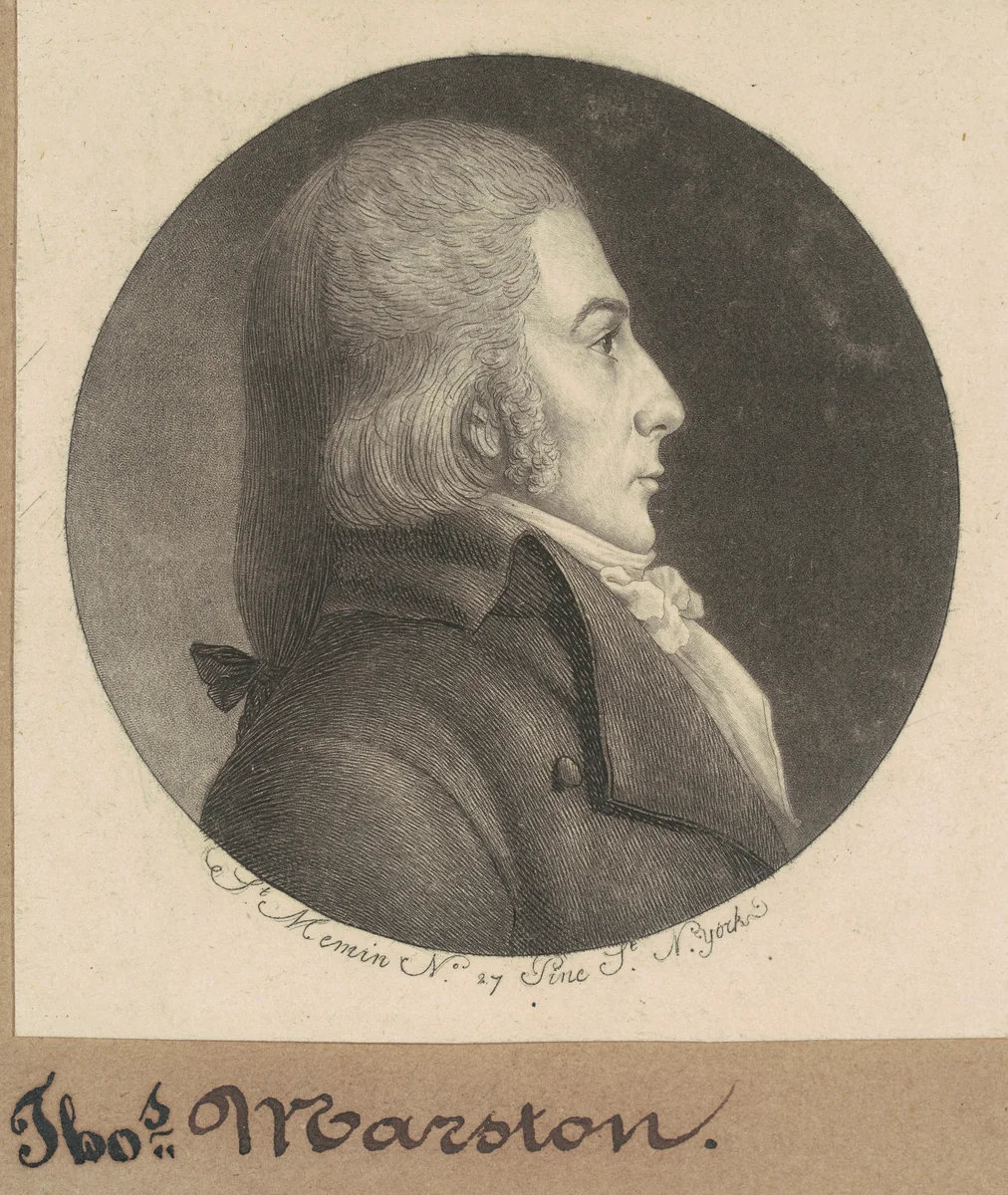 Marston by Charles B. J. Févret de Saint-Mémin, print, 1798