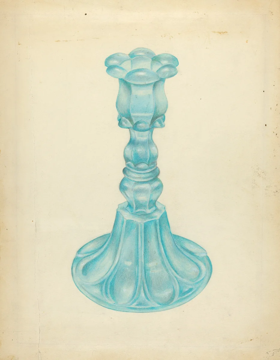 Candlestick by John Tarantino, index of american design, 1940