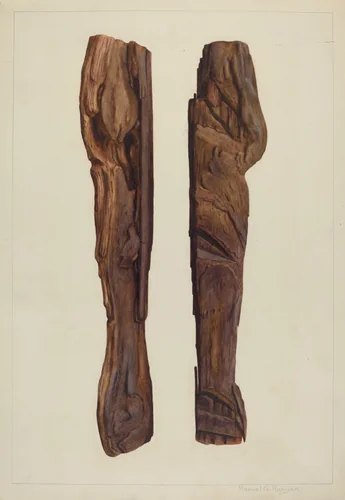 Three Notch Survey Mark by Manuel G. Runyan, index of american design, 1938