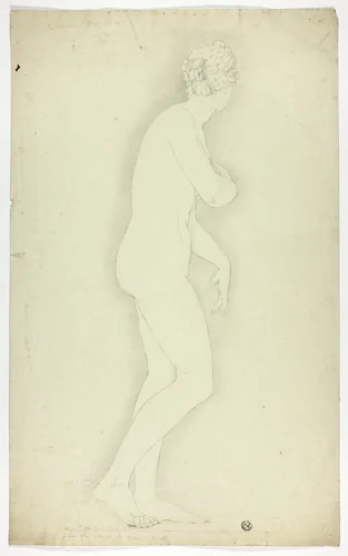 Statue of Venus de' Medici by John Downman, drawing, 1774-1824