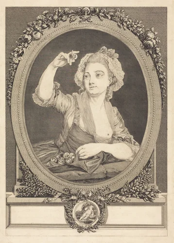 Les prunes by Gérard Vidal, print, 1742-1801