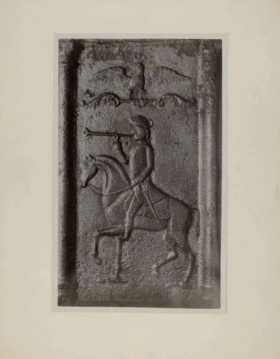 Pa. German Stove Plate by Charles Von Urban, index of american design, 1942